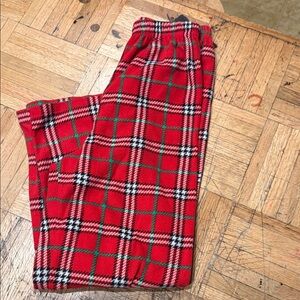 Red Plaid Pajama Pants